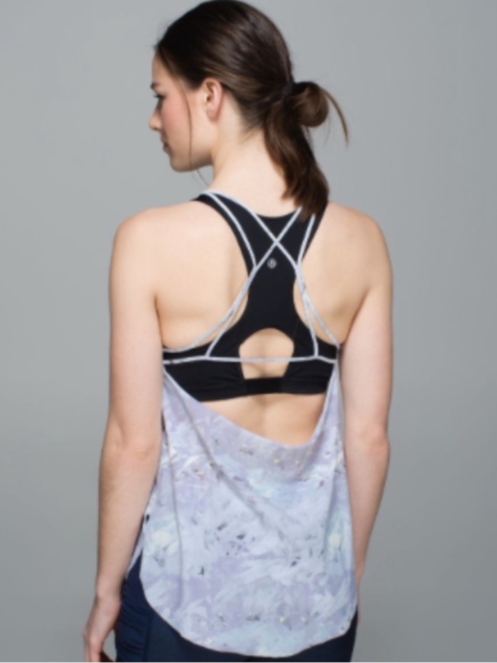 Pristine Lululemon Sea Me Run Singlet Tank Size 4 Rare Lightweight Flowy